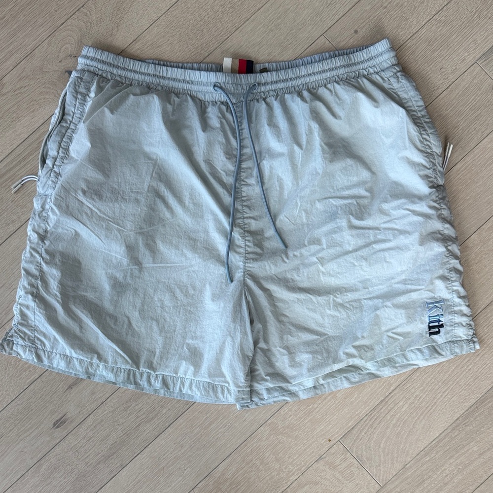 Kith Light Blue Zipper Pocket Swim Trunk Size L